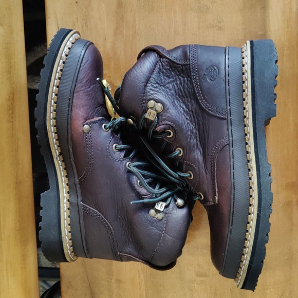 Nwt Georgia Boots Giant Brown Steel Toe Size 8.5 - Picture 8 of 13